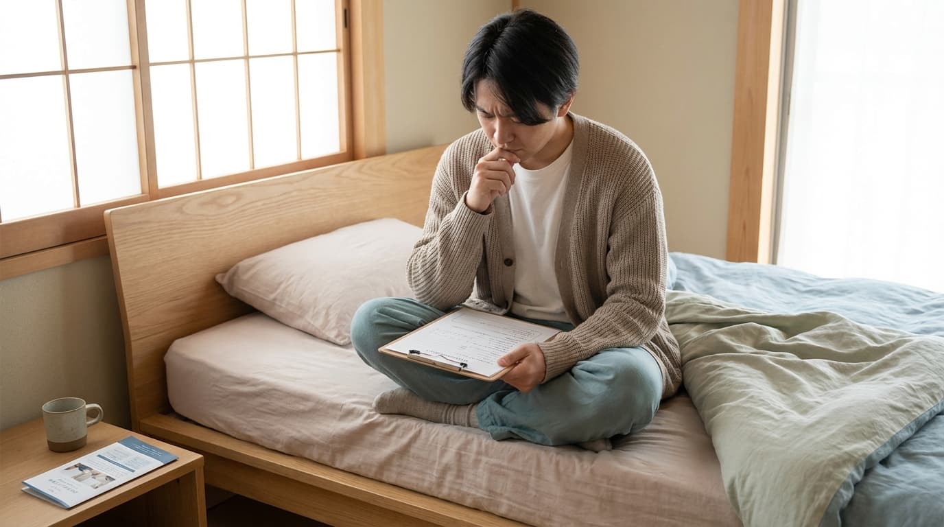 睡眠時無呼吸症候群セルフチェック｜危険度がわかる10の質問